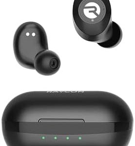 Raycon Everyday Earbuds Classic Bluetooth Wireless with Microphone - Stereo Sound, Active Noise Canceling, in-Ear Bluetooth Headset True Wireless Earbuds 32 Hours Playtime (Black)